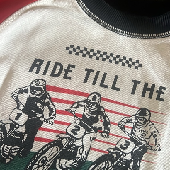 EUC Hanna Anderson motocross sweatshirt - Picture 6 of 7